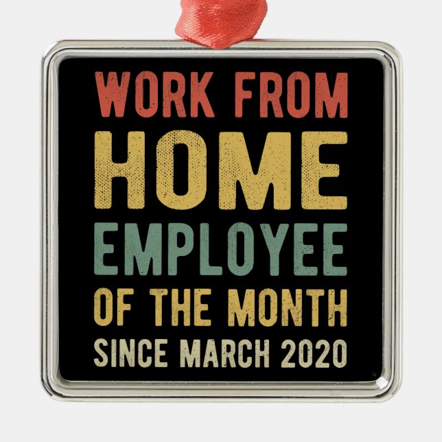 Adorno Metálico Trabajo del empleado del hogar del mes I (Frente)