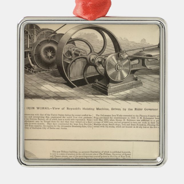 Adorno Metálico Trabajos del hierro de Delamater (Frente)