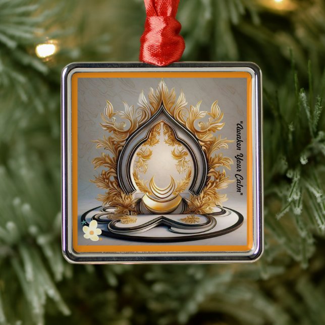 Adorno Metálico "Tranquilidad del ser" (Árbol)