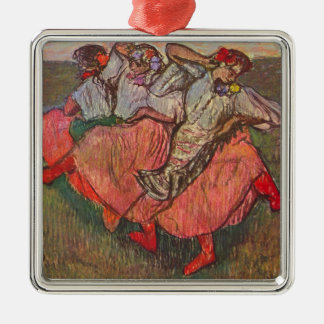 Adorno Metálico Tres bailarinas rusas de Edgar Degas