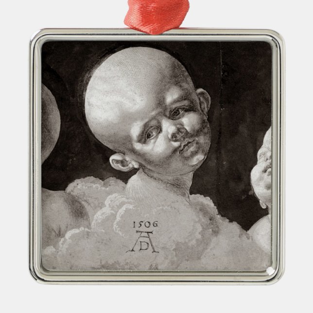 Adorno Metálico Tres cabezas de los niños, 1506 (Frente)