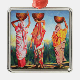 Adorno Metálico Tres mujeres 1993