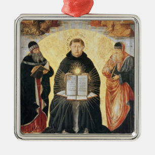 Adorno Metálico Triumph de St Thomas Aquinas