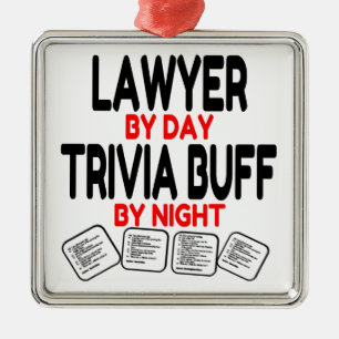 Adorno Metálico Trivia Buff Lawyer