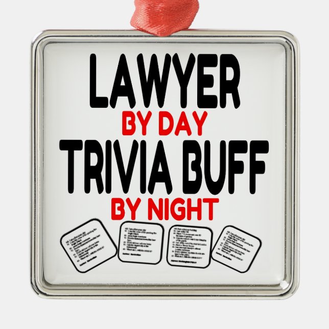 Adorno Metálico Trivia Buff Lawyer (Frente)
