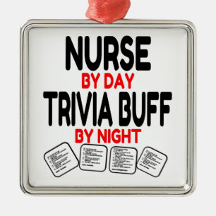 Adorno Metálico Trivia Buff Nurse