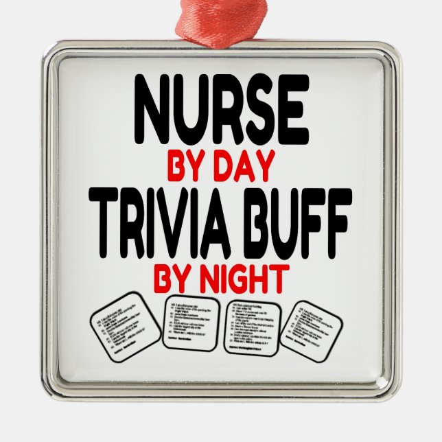 Adorno Metálico Trivia Buff Nurse (Frente)