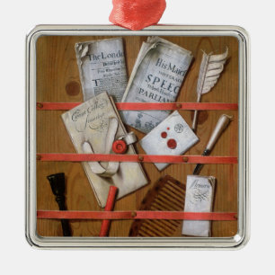Adorno Metálico Trompe - l ' oeil, 1702