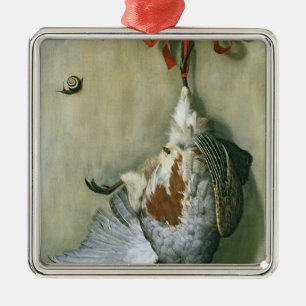 Adorno Metálico Trompe - l ' oeil con la perdiz, 1666