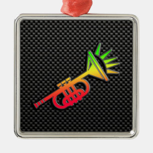 Adorno Metálico Trompeta lisa