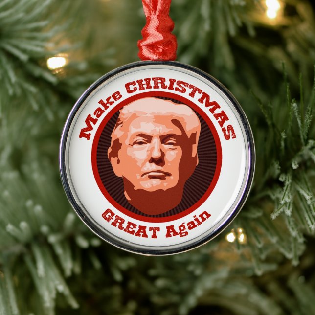 Adorno Metálico Trump Grandes Navidades (Árbol)