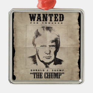 Adorno Metálico Trump quiere Poster - Trump el golpe
