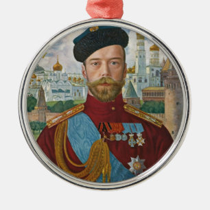 Adorno Metálico Tsar Nicolás II