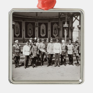 Adorno Metálico Tsar Nicolás II (1868-1918) que se coloca en el