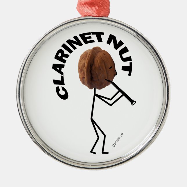 Adorno Metálico Tuerca Clarinet (Frente)