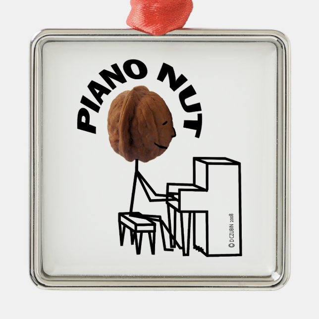 Adorno Metálico Tuerca de piano (Frente)