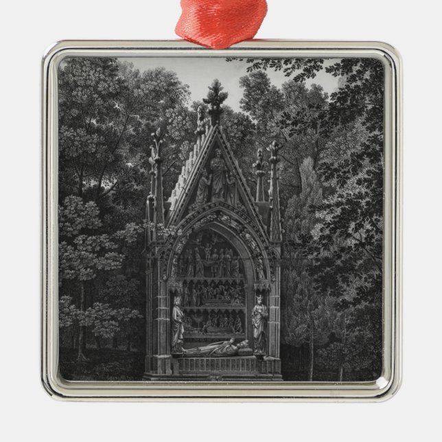 Adorno Metálico Tumba de rey Dagobert, monumentos Francais de (Frente)