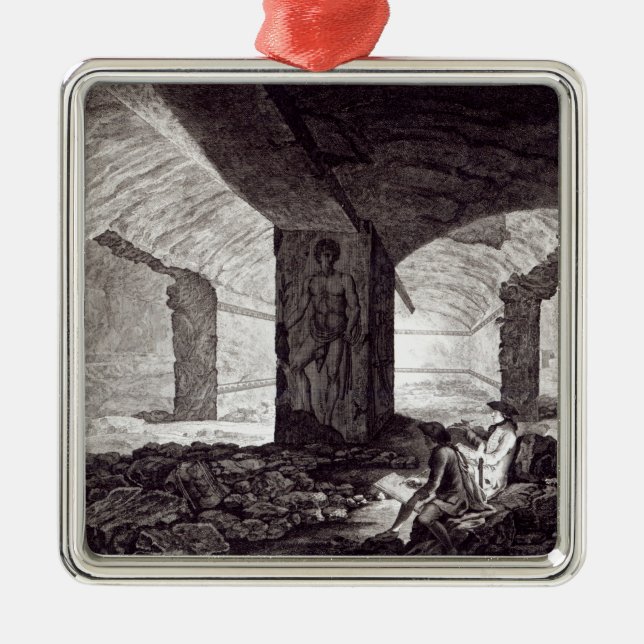 Adorno Metálico Tumba del cardenal en Tarquinia, c.1780 (Frente)