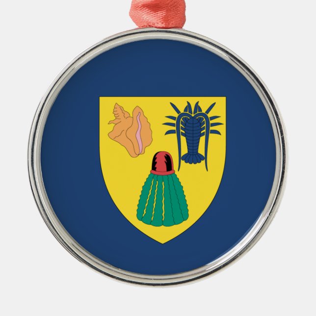 Adorno Metálico Turcos y Caicos (Frente)