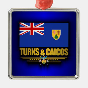 Adorno Metálico Turcos y orgullo de Caicos