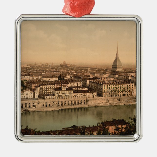 Adorno Metálico Turín del siglo XIX, Piamonte, Italia (Frente)