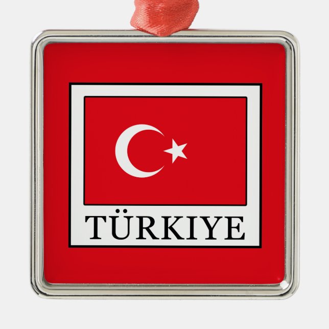 Adorno Metálico Türkiye (Frente)
