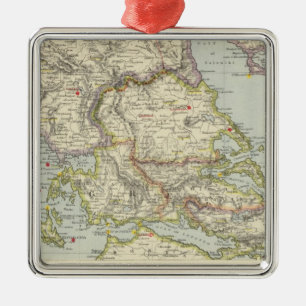 Adorno Metálico Turquía en Europa, Grecia del norte