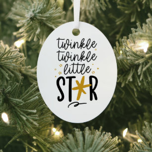 Adorno Metálico Twinkle Twinkle Little Star Doodle