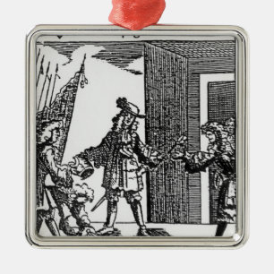 Adorno Metálico Tyrconnel que arma a los Papists en Irlanda