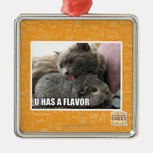 ADORNO METÁLICO U TIENE UN SABOR