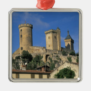 Adorno Metálico UE, Francia, Foix, Ariege, Pirineos. Chateau