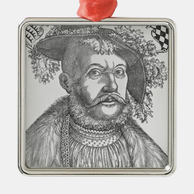 Adorno Metálico Ulrich, duque de Wurttemberg (Frente)