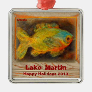 Adorno Metálico ÚLTIMOS AÑOS ** 2013 ** lago Martin ornament "