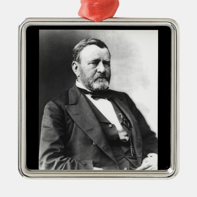 Adorno Metálico Ulysses S Grant (Frente)