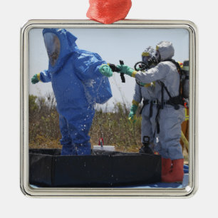 Adorno Metálico Un aviador en una bañera