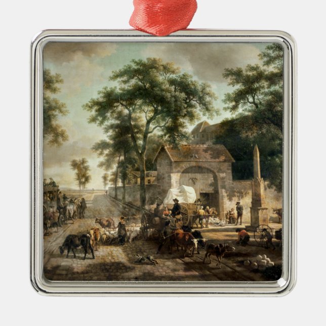 Adorno Metálico Un camino (Frente)