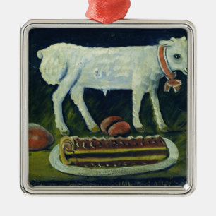 Adorno Metálico Un cordero pascual, 1914