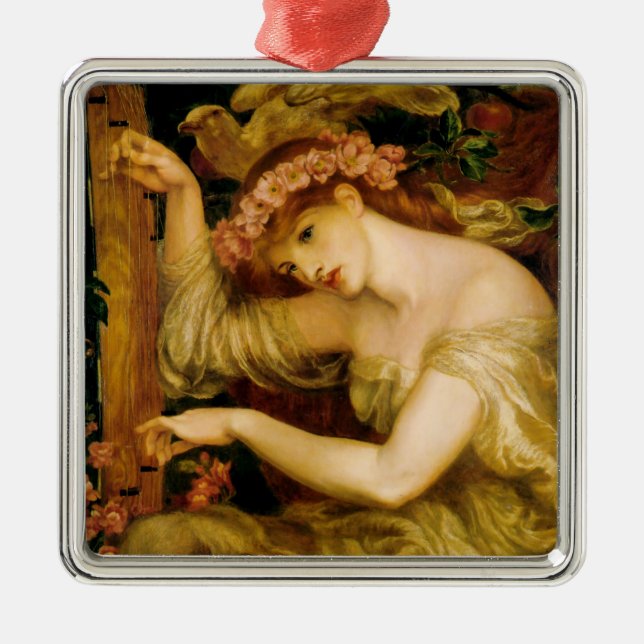 Adorno Metálico Un derrame de mar (por Dante Gabriel Rossetti) (Frente)