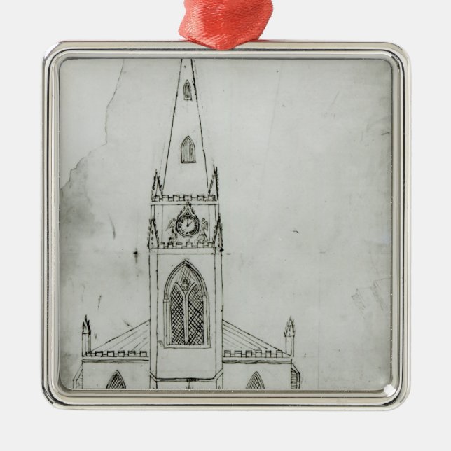 Adorno Metálico Un diseño para una iglesia, 1821 (Frente)