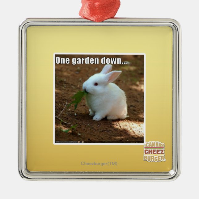 Adorno Metálico Un Jardín abajo � (Frente)