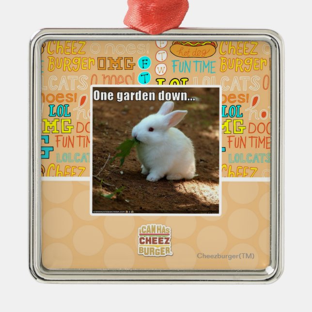 Adorno Metálico Un jardín Down� (Frente)