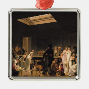 Adorno Metálico Un juego de billares, 1807