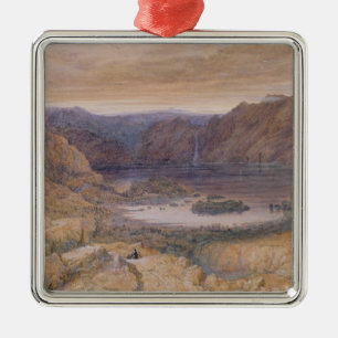 Adorno Metálico Un lago mountain, Noruega, c.1827