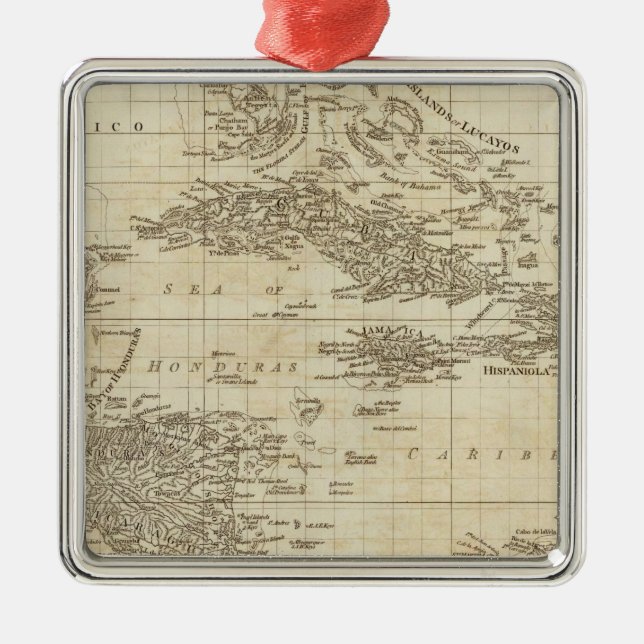 Adorno Metálico Un mapa de índice (Frente)