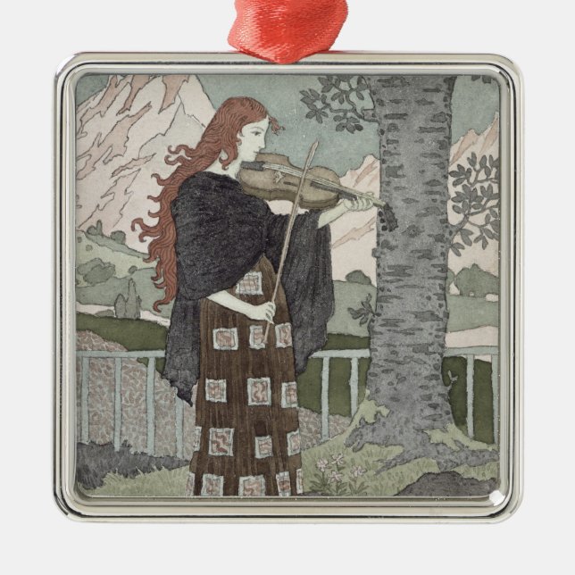 Adorno Metálico Un músico (Frente)