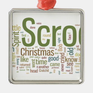 Adorno Metálico Un Navidad Carol