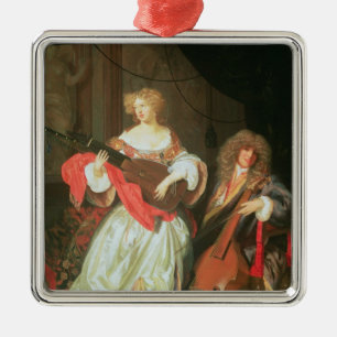 Adorno Metálico Un par que hace música