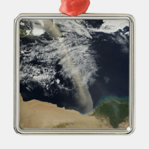 Adorno Metálico Un penacho del polvo