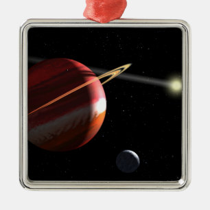 Adorno Metálico Un planeta de la Júpiter-masa que está en órbit