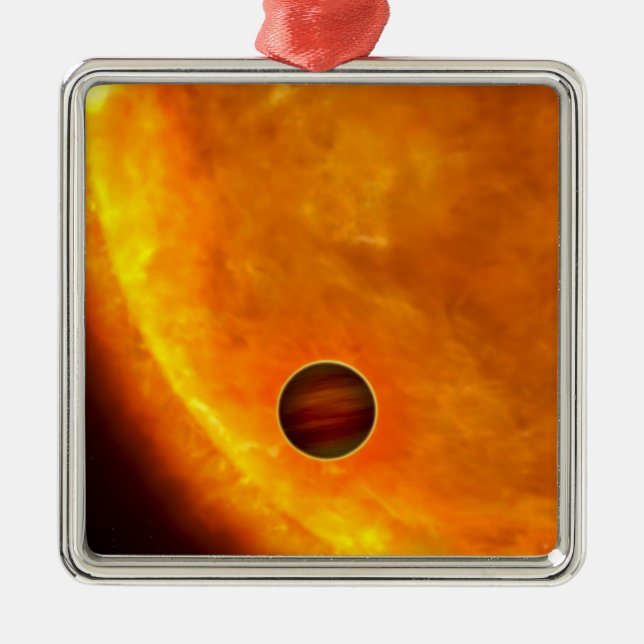 Adorno Metálico Un planeta del tamaño de Júpiter (Frente)